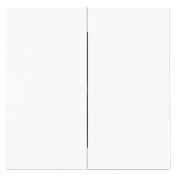 Tecla doble Niessen 8911 BT interruptor conmutador blanco brillo serie Alba