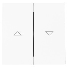 Tecla doble persianas Niessen 8944 BT blanco mate serie Alba