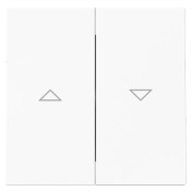 Tecla doble persianas Niessen 8944 BT blanco mate serie Alba