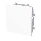 Tapa ciega Niessen 8900 BL banco brillo serie Alba