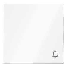 Tecla Niessen 8904 BL simbolo timbre blanco brillo serie Alba