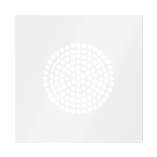Tapa altavoz Niessen 8916.3 BL blanco brillo 2 pulgadas serie Alba