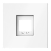 Tapa cargador USB Niessen 8985 BL blanco serie Alba