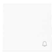 Tecla Niessen 8904 BL símbolo timbre blanco mate serie Alba