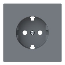 Tapa enchufe Schuko Niessen 8988 GR gris mate serie Alba