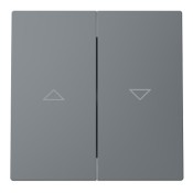 Tecla doble persianas Niessen 8944 GR gris mate serie Alba