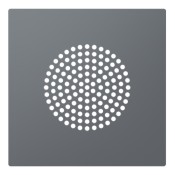 Tapa altavoz Niessen 8929 GR gris mate 2 pulgadas serie Alba