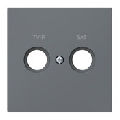 Tapa antena Niessen 8950.1 GR TV SAT gris mate serie Alba