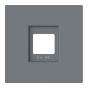 Tapa cargador USB Niessen 8985 GR gris mate serie Alba