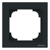 Marco 1 elemento Niessen 8971 NT negro mate serie Alba