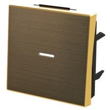 Tapa con visor 8501.3 OE Niessen Sky oro envejecido