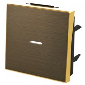 Tapa con visor 8501.3 OE Niessen Sky oro envejecido