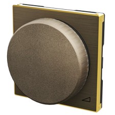 Tapa regulador electrónico 8560.2 OE Niessen Sky oro envejecido