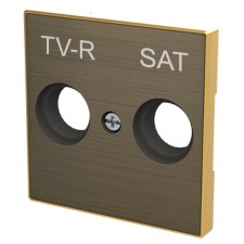 Tapa para toma televisión 8550.1 OE Niessen Sky oro