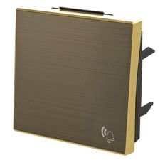 Tecla pulsador timbre Niessen 8504 OE Sky oro envejecido