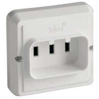 Base enchufe Solera 6827 bipolar toma tierra 25a 250v