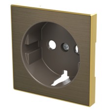 Tapa enchufe Schuko plano 8588.9 OE Niessen Sky oro