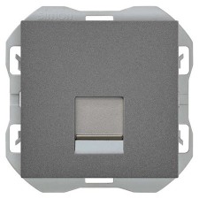 Tapa conector RJ45 Simon 270 20000187-096 titanio