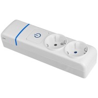 Base múltiple Solera 8002PIL 2 tomas sin cable interruptor