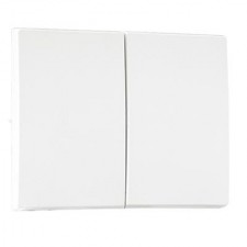 Tecla doble cruzamiento Efapel 70614 T BR Sirius 70 blanco