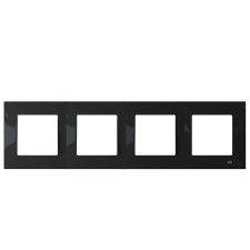 Marco negro piano 4 ventanas 23004-NP BJC Viva