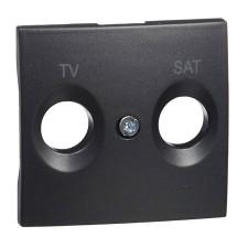 Tapa de toma de antena Schneider Sedna SDN3411270 grafito