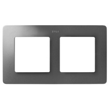 Marco aluminio frío base blanca 2 elementos Detail Air Simon