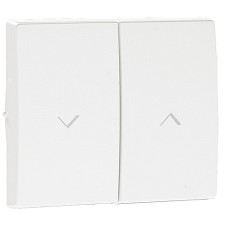 Tecla interruptor doble de persianas Efapel Sirius 70 blanco 70613 T BR