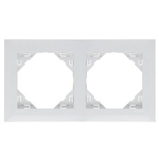 Marco doble mecanismos Efapel 90920t br Logus 90 blanco