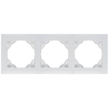 Marco triple mecanismos Efapel 90930t br Logus 90 blanco