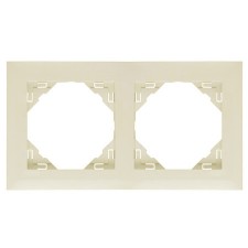 Marco doble mecanismos Efapel 90920t mf Logus 90 marfil