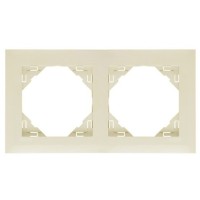 Marco doble mecanismos Efapel 90920t mf Logus 90 marfil