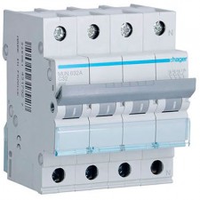 Automático magnetotérmico Hager MUN632A 3P+N 32A