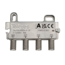 Repartidor televes 3 salidas 5/1220MHz 6dB 519603