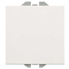 Pulsador neutro ancho Simon 20000150-190 blanco mate