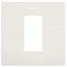 Marco mínimo 1 elemento Simon 27101610-190 blanco mate