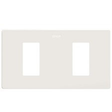 Marco mínimo 2 módulos Simon 27101620-190 blanco mate