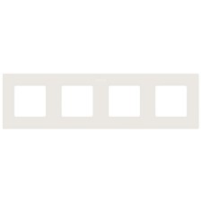 Marco 4 elementos Simon 270 27000640-190 Icon blanco mate