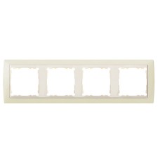 Marco marfil 4 elementos simon 82740-31