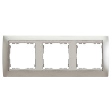 Marco aluminio mate 3 ventanas 82934-33 serie 82