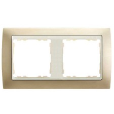 Marco Cava mate 2 elementos Simon gama marfil 82724-34