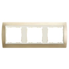 Marco Cava mate 3 elementos marfil Simon 82734-34