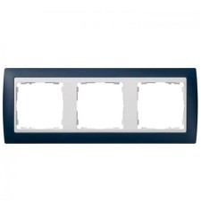 Marco azul marino 3 elementos simon 82632-64