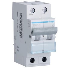 Automatico magnetotermico MUN210A Hager 2 polos 10A