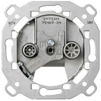 Toma R-TV- Intermedia simon 75487-39 para series 75, 82, 88