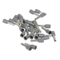 Punteras aisladas hueca para cable de 2.5mm gris