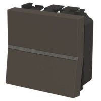 Interruptor 2 módulos Niessen Zenit N2201.51 AN antracita piloto LED