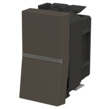 Pulsador estrecho Niessen Zenit N2104.51 AN antracita piloto LED