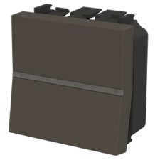 Pulsador 2 módulos Niessen Zenit N2204.51 AN antracita piloto LED