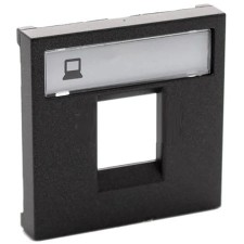 Tapa conector rj45 Niessen n2218.1nt serie negro mate